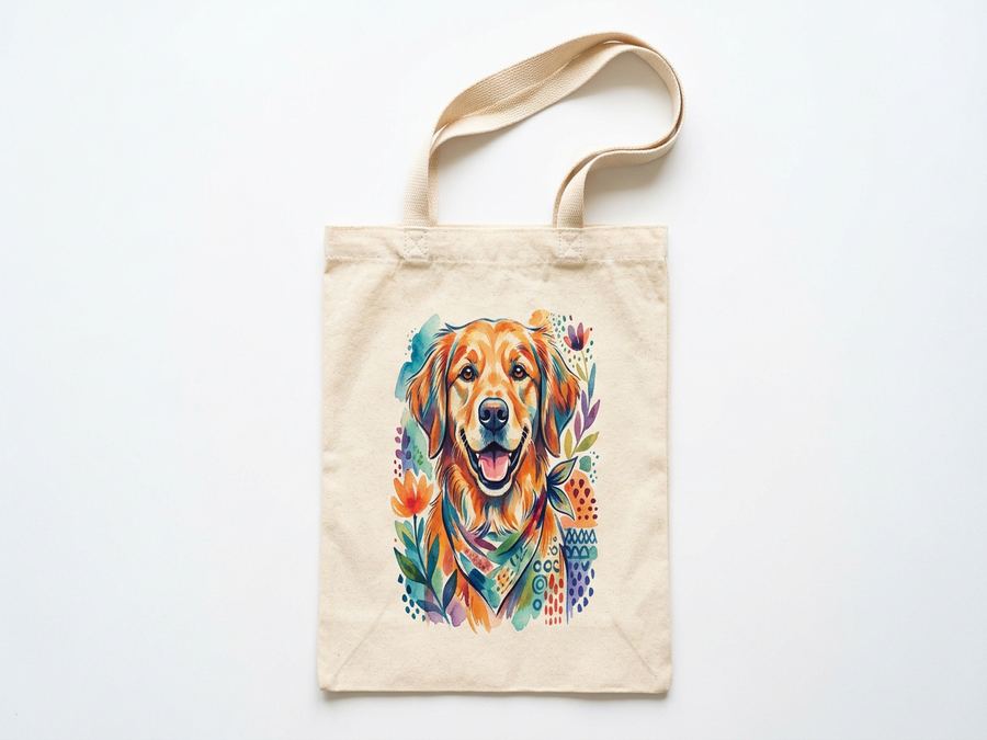 Pet Portrait Tote Bag